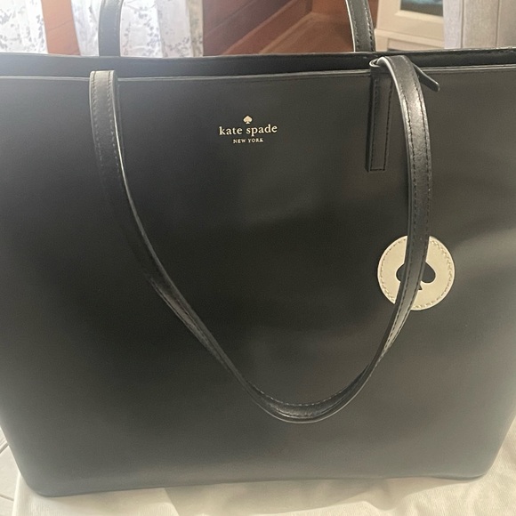 Kate Spade Black Leather Tote - Picture 7 of 7